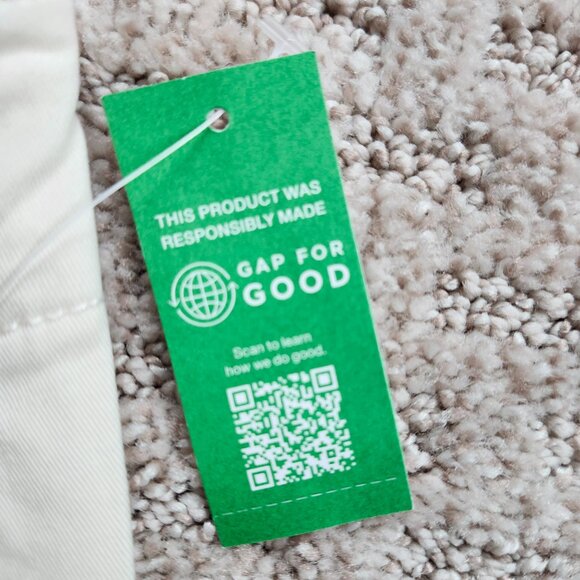 GAP Mid Rise Downtown Khakis Chino Beige Ankle Pants Size 2, NWT! - Picture 10 of 10